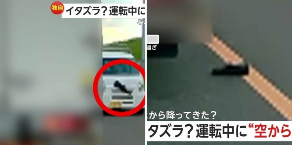 【独自】「イタズラかと思ったら」運転中に空から降ってきた靴…一体どこから飛んできたのか 東京・足立区