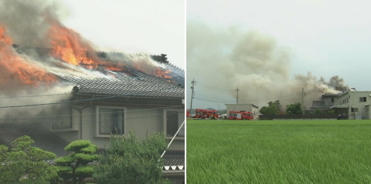 「修理中のエアコン」が火元か 住人と業者は避難して無事 富山市の木造2階建て住宅の火災